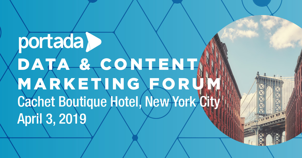 Data & Content Marketing Forum, April 3